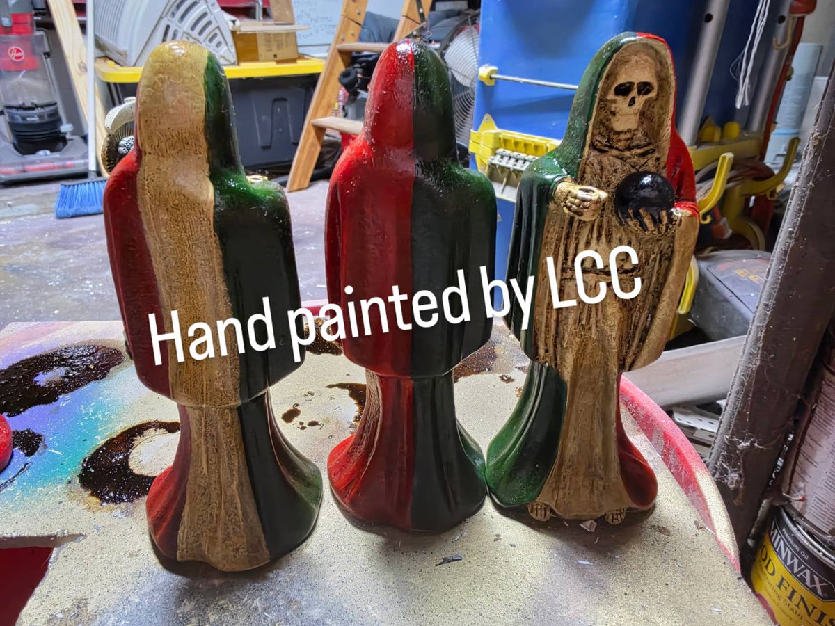 6 " Rustic Santa Muerte Statue