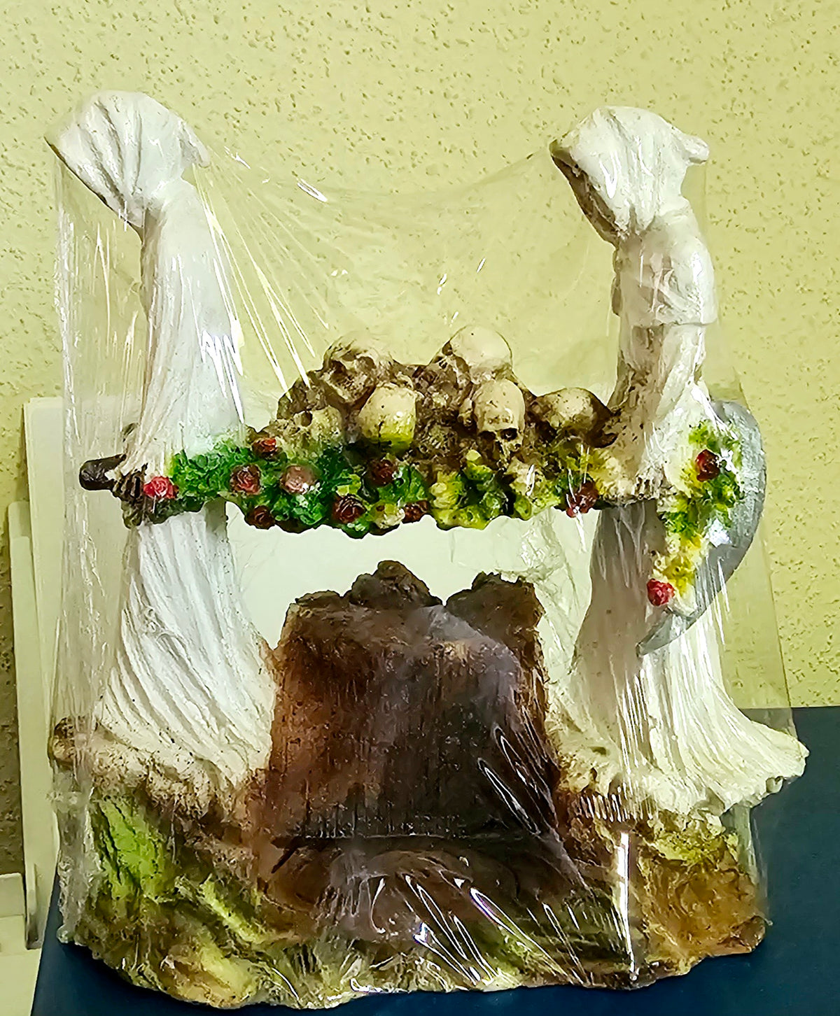 Skeleton Offering Procession Statue
