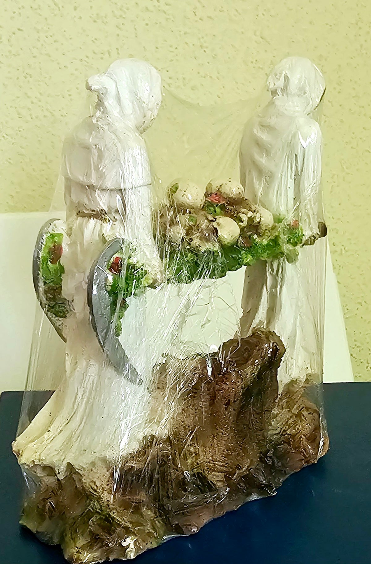 Skeleton Offering Procession Statue