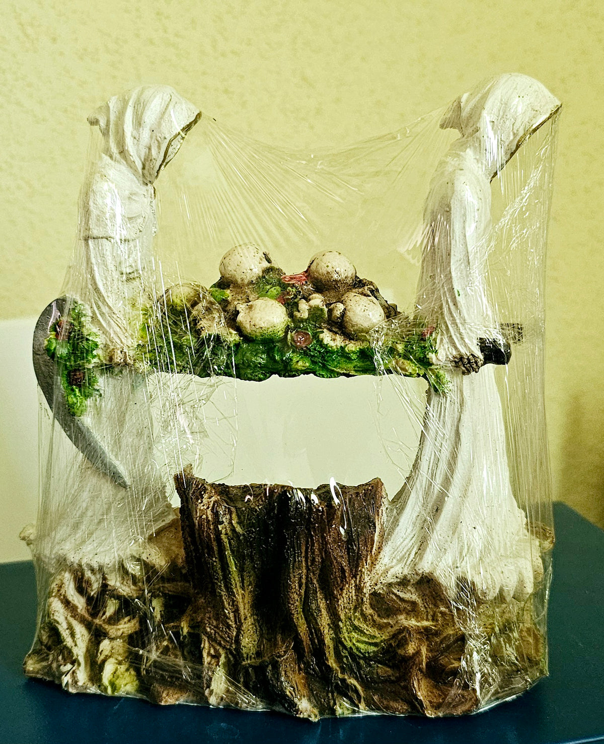 Skeleton Offering Procession Statue