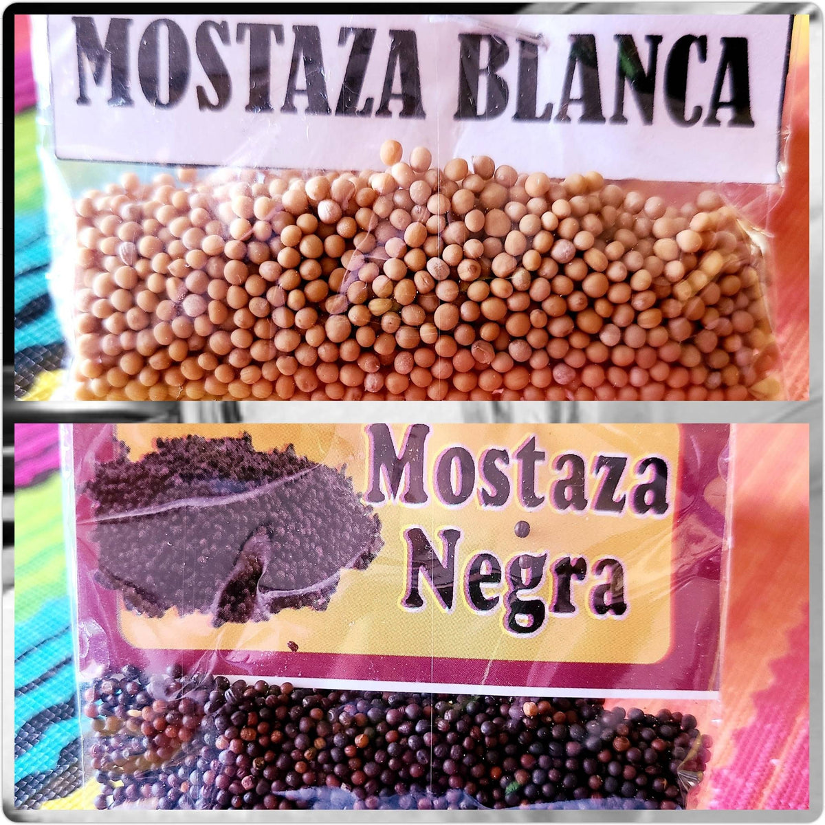 Mustard Seeds/Semillas de Mostaza