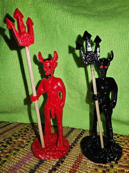 Satanas Satan Statue Estatua 4"