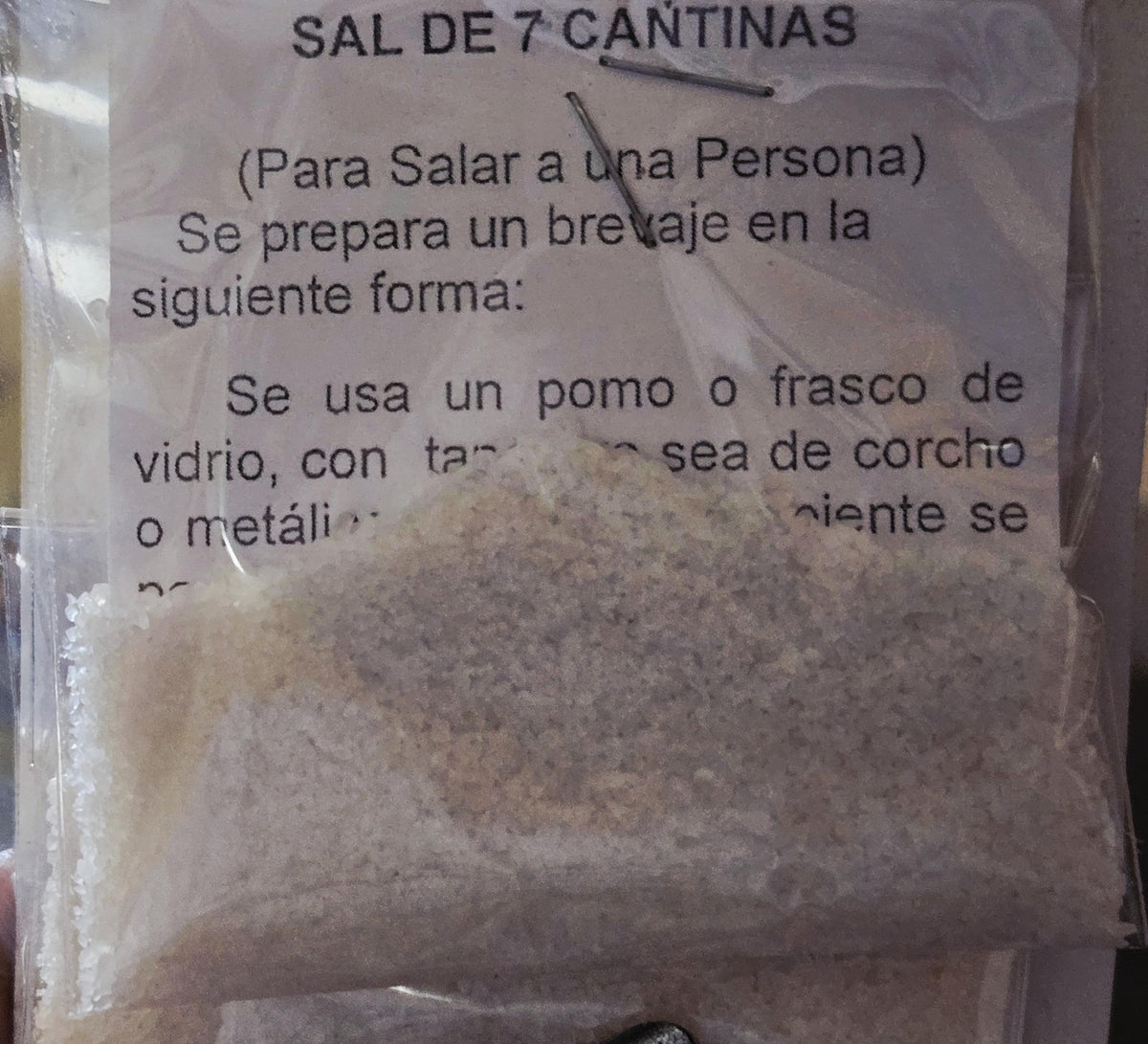 Sal Espiritual/Spiritual Salts (Varios)